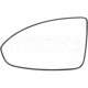 Purchase Top-Quality Replacement Door Mirror Glass by DORMAN/HELP - 56960 pa1