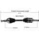 Purchase Top-Quality GSP NORTH AMERICA - NCV10021 - CV Axle Assembly - Front Right pa1