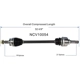 Purchase Top-Quality GSP NORTH AMERICA - NCV10054 - CV Axle Assembly - Rear Right pa2