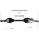 Purchase Top-Quality GSP NORTH AMERICA - NCV10074 - CV Axle Assembly - Front Right pa6