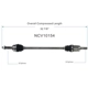 Purchase Top-Quality GSP NORTH AMERICA - NCV10154 - CV Axle Assembly pa2