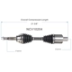 Purchase Top-Quality GSP NORTH AMERICA - NCV10204 - CV Axle Assembly - Front Right pa4