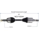 Purchase Top-Quality GSP NORTH AMERICA - NCV10244 - CV Axle Assembly pa2