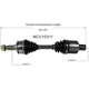 Purchase Top-Quality GSP NORTH AMERICA - NCV10311 - CV Axle Assembly - Front Right pa4