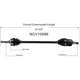 Purchase Top-Quality GSP NORTH AMERICA - NCV10586 - CV Axle Assembly pa2