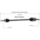 Purchase Top-Quality GSP NORTH AMERICA - NCV10614 - CV Axle Assembly pa2