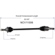 Purchase Top-Quality GSP NORTH AMERICA - NCV11006 - CV Axle Assembly - Rear Right pa1