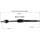 Purchase Top-Quality GSP NORTH AMERICA - NCV11054 - CV Axle Assembly - Front Right pa2