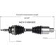 Purchase Top-Quality GSP NORTH AMERICA - NCV11060XD - CV Axle Assembly - Front Right pa2