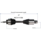 Purchase Top-Quality GSP NORTH AMERICA - NCV11159 - CV Axle Assembly pa2