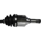 Purchase Top-Quality GSP NORTH AMERICA - NCV11163 - CV Axle Assembly - Rear Right pa3