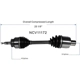 Purchase Top-Quality GSP NORTH AMERICA - NCV11172 - CV Axle Assembly - Front Right pa4