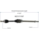 Purchase Top-Quality GSP NORTH AMERICA - NCV11197 - CV Axle Assembly - Front Right pa4