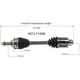 Purchase Top-Quality GSP NORTH AMERICA - NCV11558 - CV Axle Assembly - Front Right pa2