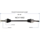 Purchase Top-Quality GSP NORTH AMERICA - NCV11902 - CV Axle Assembly - Rear Right pa3