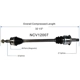 Purchase Top-Quality GSP NORTH AMERICA - NCV12007 - CV Axle Assembly - Rear Right pa3
