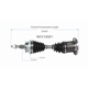 Purchase Top-Quality GSP NORTH AMERICA - NCV12021 - CV Axle Assembly - Front pa2