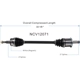 Purchase Top-Quality GSP NORTH AMERICA - NCV12071 - CV Axle Assembly - Rear Right pa1