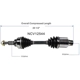 Purchase Top-Quality GSP NORTH AMERICA - NCV12544 - CV Axle Assembly - Front Right pa2