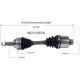 Purchase Top-Quality GSP NORTH AMERICA - NCV12574 - CV Axle Assembly - Front Right pa3