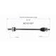 Purchase Top-Quality GSP NORTH AMERICA - NCV21057 - CV Axle Assembly - Rear Right pa6