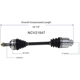 Purchase Top-Quality GSP NORTH AMERICA - NCV21547 - CV Axle Assembly - Front Right pa4