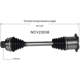 Purchase Top-Quality GSP NORTH AMERICA - NCV23036 - CV Axle Assembly - Front Right pa6