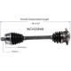 Purchase Top-Quality GSP NORTH AMERICA - NCV23548 - CV Axle Assembly - Front Right pa6