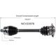 Purchase Top-Quality GSP NORTH AMERICA - NCV23576 - CV Axle Assembly - Front Right pa3