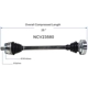 Purchase Top-Quality GSP NORTH AMERICA - NCV23580 - CV Axle Assembly pa6