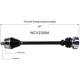 Purchase Top-Quality GSP NORTH AMERICA - NCV23594 - CV Axle Assembly - Front Right pa2