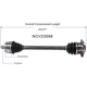 Purchase Top-Quality GSP NORTH AMERICA - NCV23598 - CV Axle Assembly - Front Right pa6