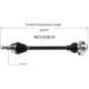 Purchase Top-Quality GSP NORTH AMERICA - NCV23615 - CV Axle Assembly - Front Right pa6