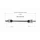 Purchase Top-Quality GSP NORTH AMERICA - NCV27019 - CV Axle Assembly - Rear Right pa6