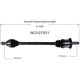 Purchase Top-Quality GSP NORTH AMERICA - NCV27021 - CV Axle Assembly - Rear Right pa2