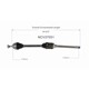Purchase Top-Quality GSP NORTH AMERICA - NCV27051 - CV Axle Assembly - Front Right pa2