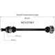 Purchase Top-Quality GSP NORTH AMERICA - NCV27061 - CV Axle Assembly - Front Left pa2
