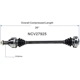 Purchase Top-Quality GSP NORTH AMERICA - NCV27925 - CV Axle Assembly - Rear Right pa2