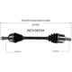 Purchase Top-Quality GSP NORTH AMERICA - NCV36034 - CV Axle Assembly pa6