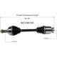 Purchase Top-Quality GSP NORTH AMERICA - NCV36100 - CV Axle Assembly pa5