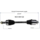 Purchase Top-Quality GSP NORTH AMERICA - NCV36122 - CV Axle Assembly - Front Right pa6
