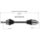 Purchase Top-Quality GSP NORTH AMERICA - NCV36124 - CV Axle Assembly - Front Right pa2