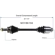 Purchase Top-Quality GSP NORTH AMERICA - NCV36134 - CV Axle Assembly - Front Right pa4