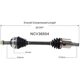 Purchase Top-Quality GSP NORTH AMERICA - NCV36504 - CV Axle Assembly - Front Right pa4