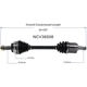 Purchase Top-Quality GSP NORTH AMERICA - NCV36508 - CV Axle Assembly pa6