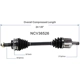 Purchase Top-Quality GSP NORTH AMERICA - NCV36526 - CV Axle Assembly pa12