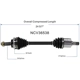 Purchase Top-Quality GSP NORTH AMERICA - NCV36538 - CV Axle Assembly - Front Right pa2