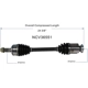 Purchase Top-Quality GSP NORTH AMERICA - NCV36551 - CV Axle Assembly - Front Right pa4