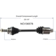 Purchase Top-Quality GSP NORTH AMERICA - NCV36578 - CV Axle Assembly - Front Right pa6