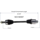 Purchase Top-Quality GSP NORTH AMERICA - NCV36587 - CV Axle Assembly pa6